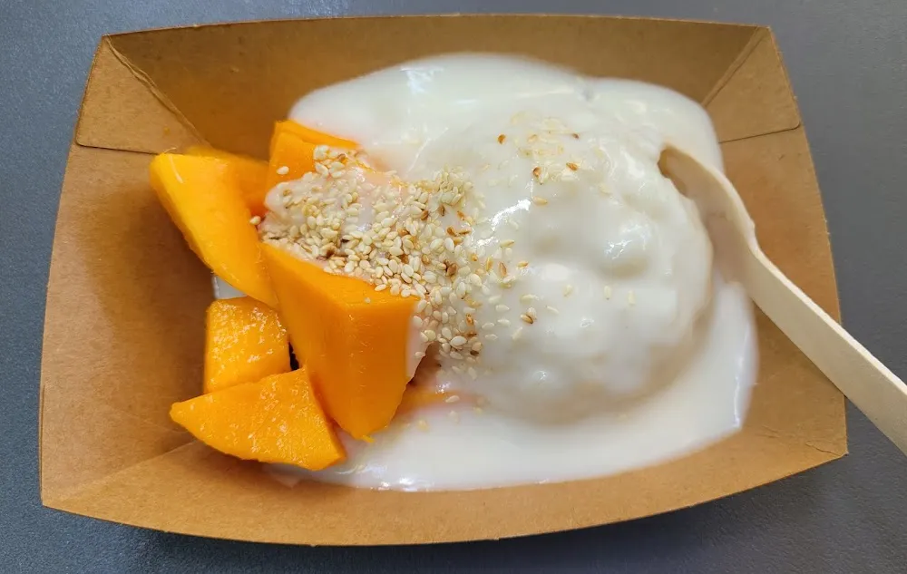 Riz Gluant Et Mangue